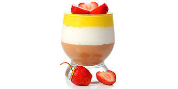 三色層層堆疊，三倍的甜點驚喜 | 三色布丁豆花食譜