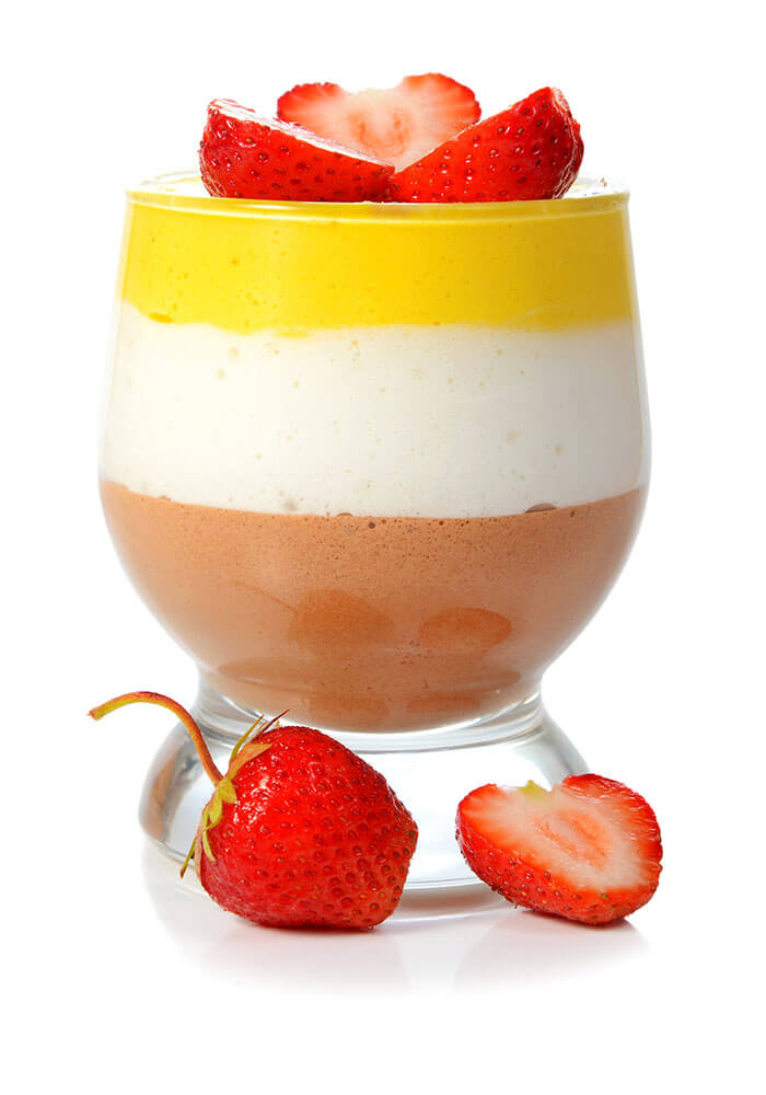 三色層層堆疊，三倍的甜點驚喜 | 三色布丁豆花食譜